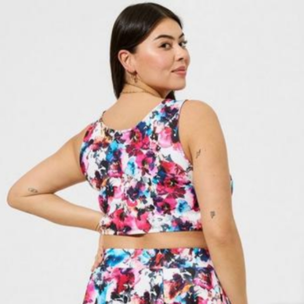 Torrid Mini Scuba Skater Top 3X - Picture 2 of 7